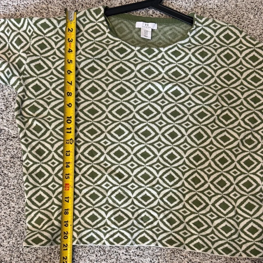 Halston Heritage Olive Knit Sweater